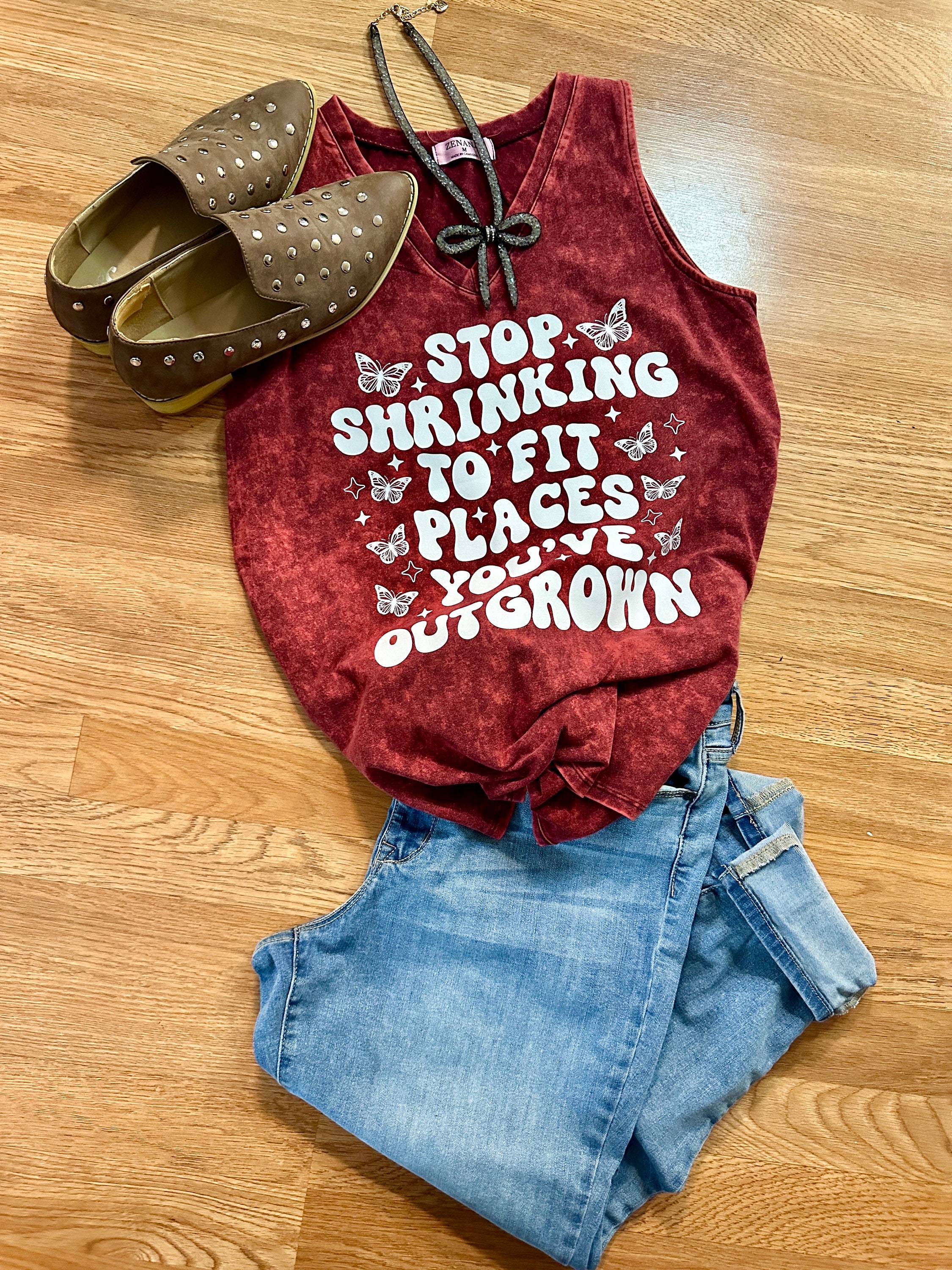 Stop Shrinking to Fit Into Places You’ve Outgrown Tank - Etsy