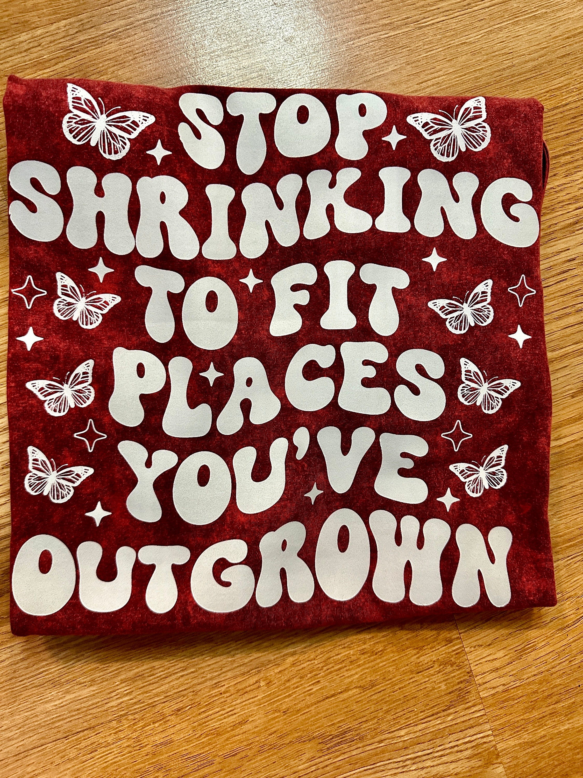 Stop Shrinking to Fit Into Places You’ve Outgrown Tank - Etsy