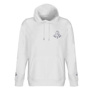 Dziecko w brzuszku – przytulnie w okresie ciąży Bluza z kapturem unisex z organicznej bawełny w okresie przejściowym | Konstelacja Słońca 04232