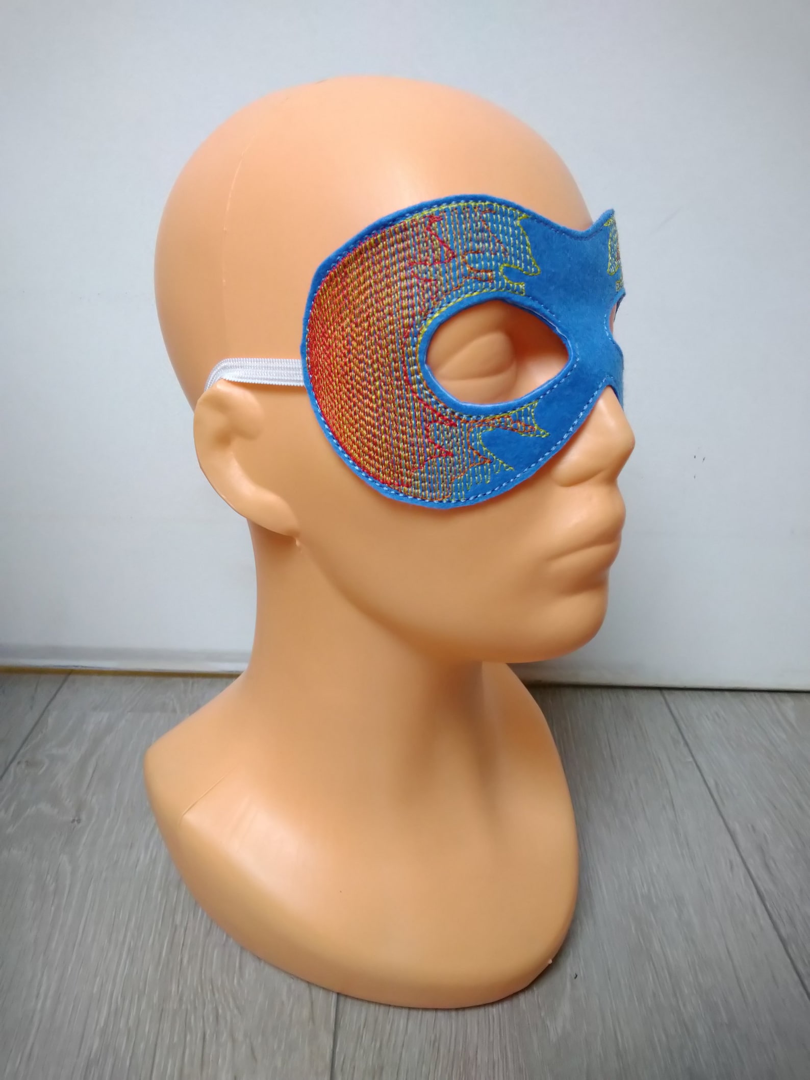 ITH design Superhero Mask with flames eye mask DIGITAL FILE Etsy