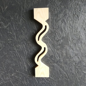 Flat Sawn Decorative Porch Baluster From Pine Wood