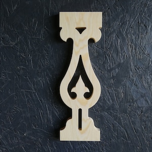 Flat Sawn Decorative Porch Baluster From Pine Wood