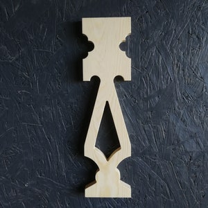 Flat Sawn Decorative Porch Baluster From Pine Wood