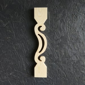 Flat Sawn Decorative Porch Baluster From Pine Wood