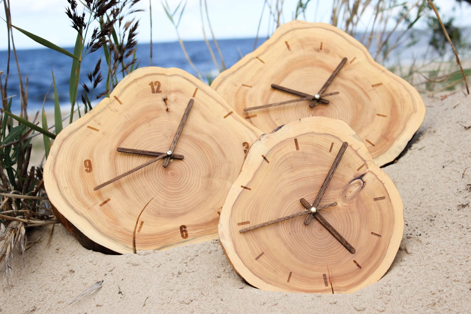 Wood clock wall clock handmade clock rustic wall clock Etsy