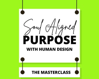 Masterclass sugli Scopi Allineati all'Anima con il Design Umano