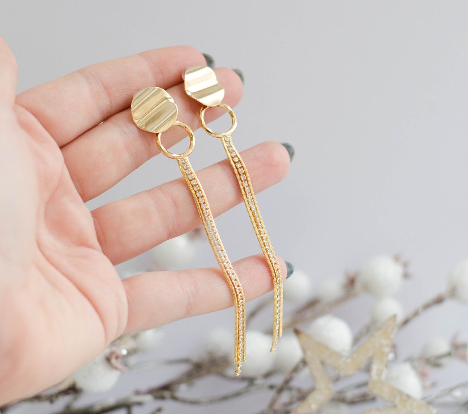 Etsy ohrringe gold Clearance