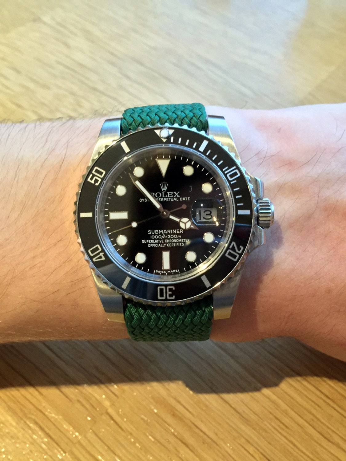 Rolex submariner perlon strap hot sale