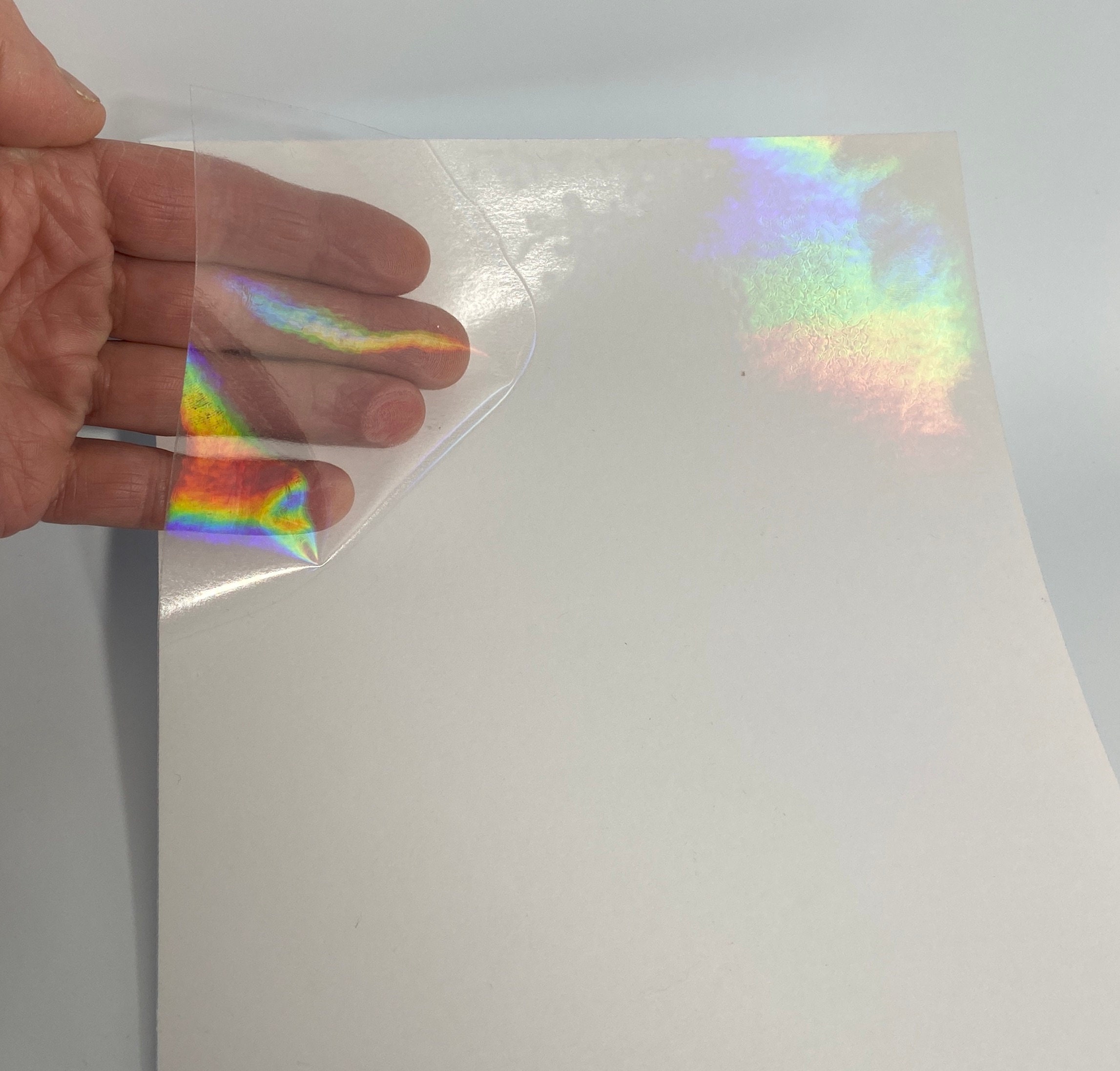 BLACK Oil Slick Rainbow Holographic Vinyl, 12 Inch X 10 Feet, Free Shipping  for USA, Iridescent Vinyl, Shimmer -  Norway