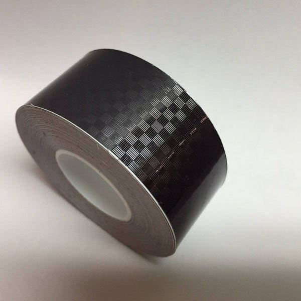 Carbon Fiber Vinyl Tape, CheckerBoard Style , Automotive Grade, Choose Your Size, Adhesive Tape