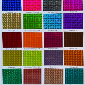 Holografisch prismabord vinyl, gratis verzending voor de VS, iriserend vinyl mozaïekprisma