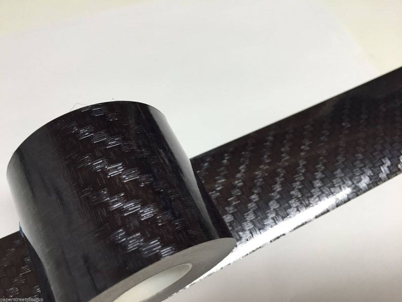 Carbon Fiber Vinyl Tape, Diagonol Style, Automotive Grade, Choose Your Size, Adhesive Tape image 1