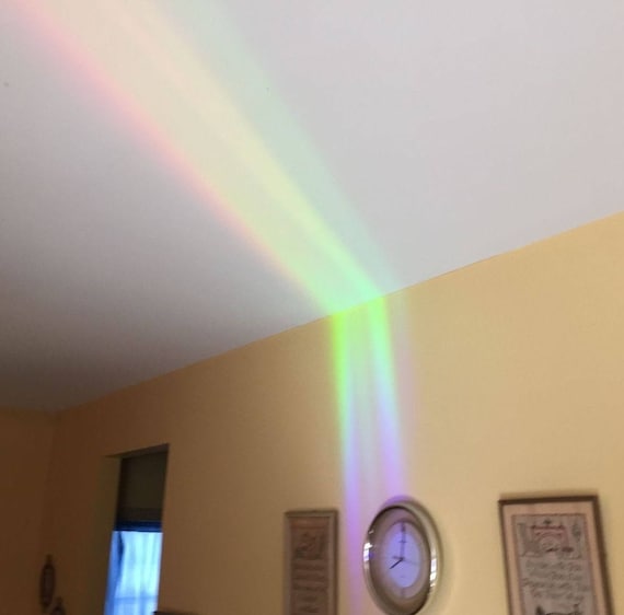 Transparent Holographic Oilslick Overlay Novelty Grade self