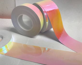 TRANSPARENT Red Chameleon, Mystique, Allure, Transparent Film With Adhesive, Choose Your Size, Self-Adhesive Tape, Sunrise