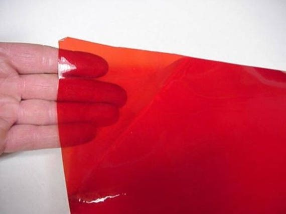 PVC Matte Transparent Clear Red Sheet Plate Plastic Film For Art