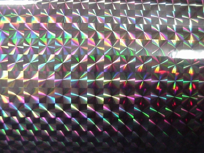 holographic prism sign vinyl free shipping for usa etsy