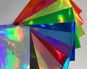 Oil Slick Rainbow Holographische Vinylrollen, kostenloser Versand für die USA, irisierendes Vinylband Shimmer