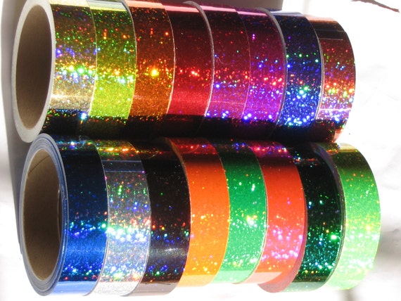 Holographic Prism Tape, Free Shipping for USA, Iridescent Vinyl