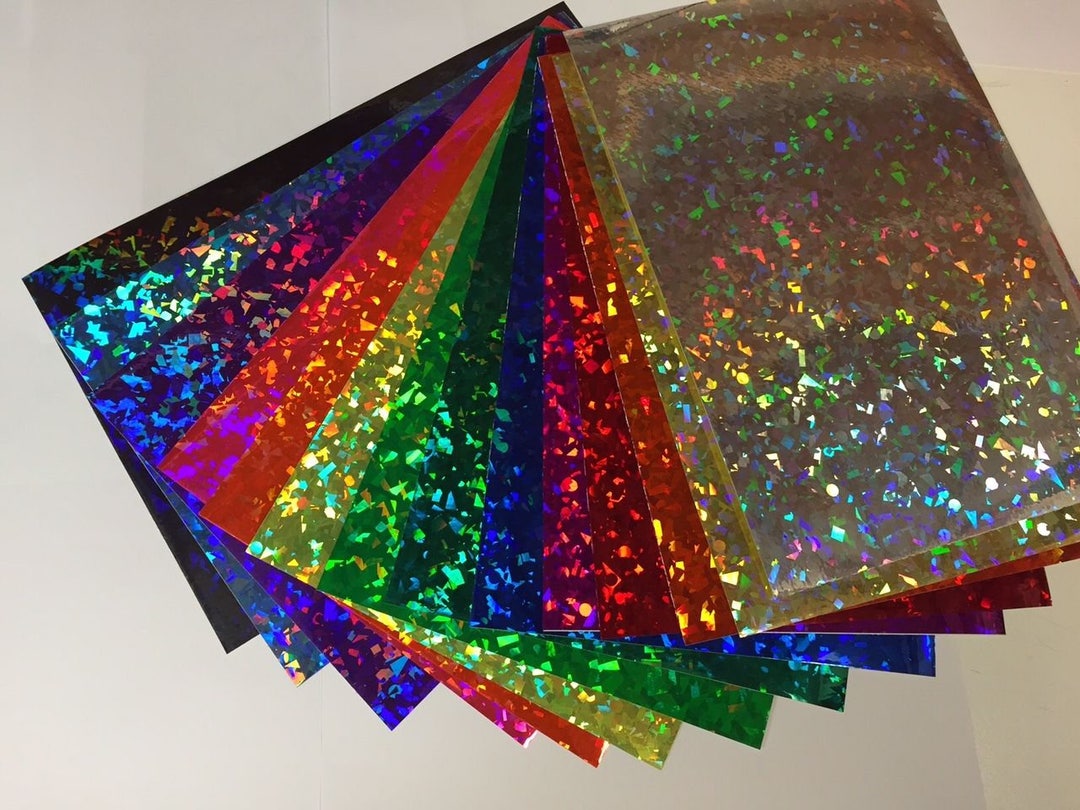 12 Pack Glitter Holographic Sequin Fantasy Permanent Adhesive