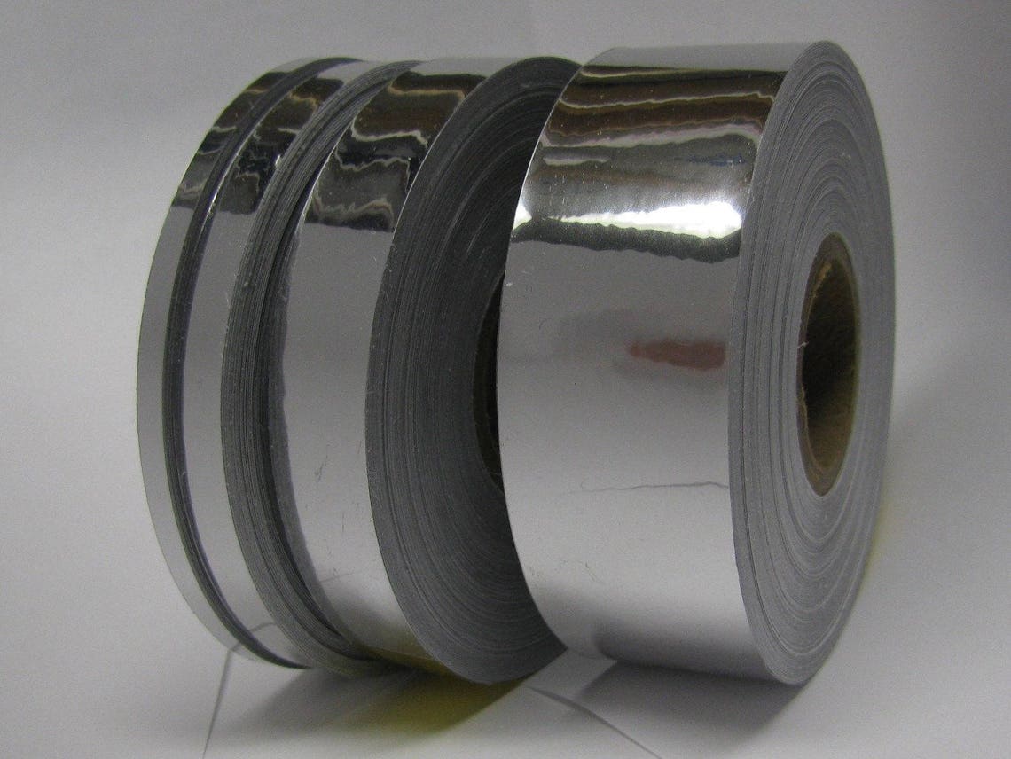 Silver Chrome Tape Adhesive Tape Automotive Grade Free Etsy