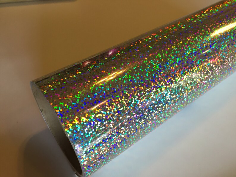 Glittering Holographic Sequins Sign Vinyl Choose Your Color Etsy