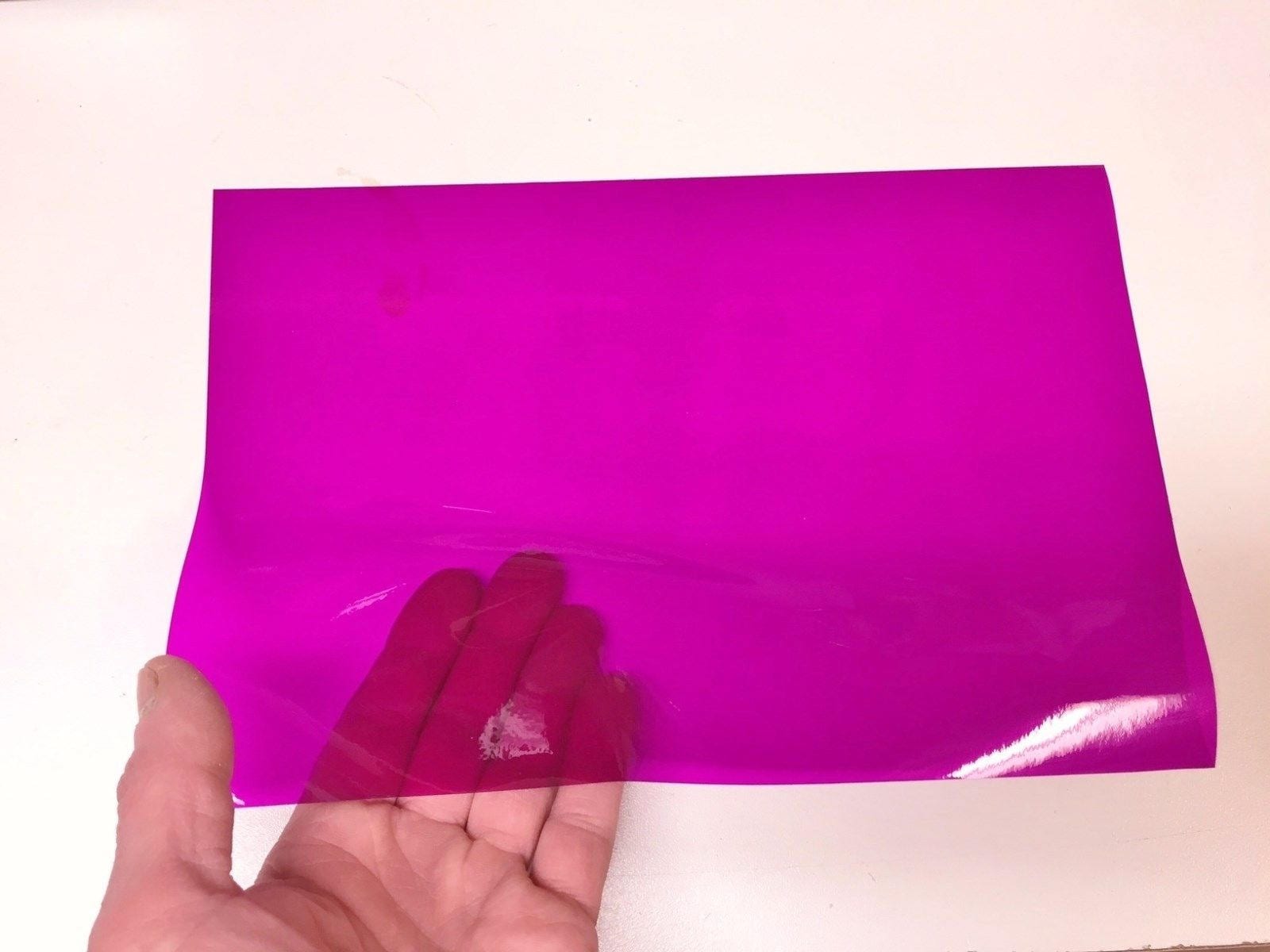 Transparent Sheets With Adhesive 3 X 4 Inch Sample Pack | Etsy