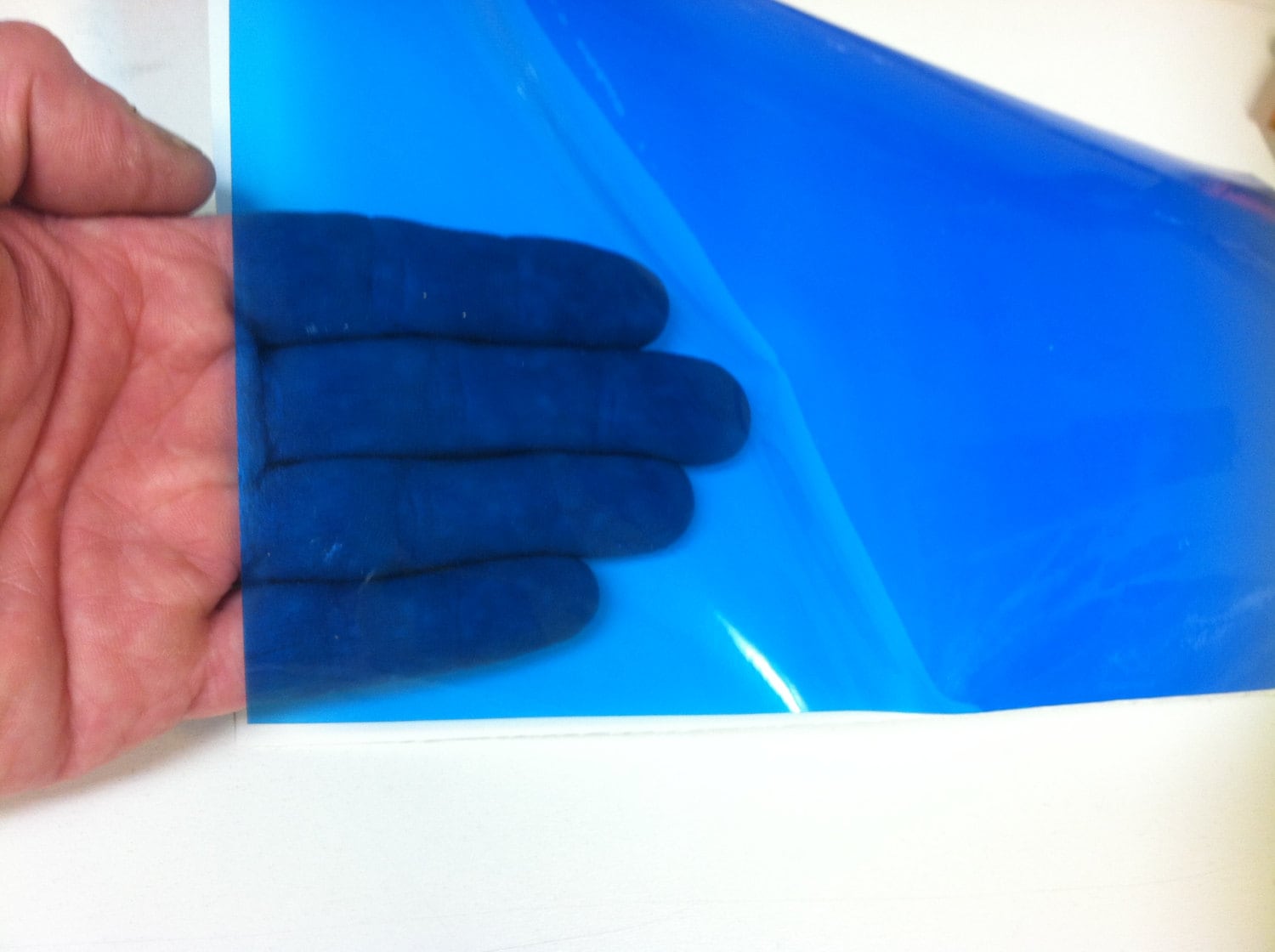 Transparent Thin Plastic Sheeting, Adhesive Coated, Choose Your Size and  Color -  Canada