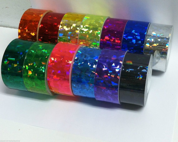 Holocrystal, Kaleidoscope, Holographic Tape, Free Shipping for USA