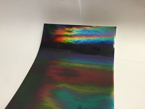 Oilslick / Rainbow Holographic Vinyl 12 x 10 feet, Free Shipping