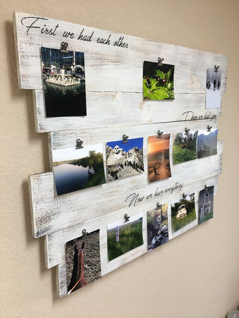 Photo board Picture Board memory board picture collage Etsy