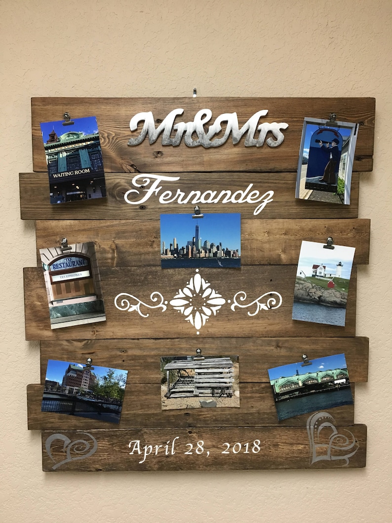 Picture board wedding picture board memory board wedding Etsy