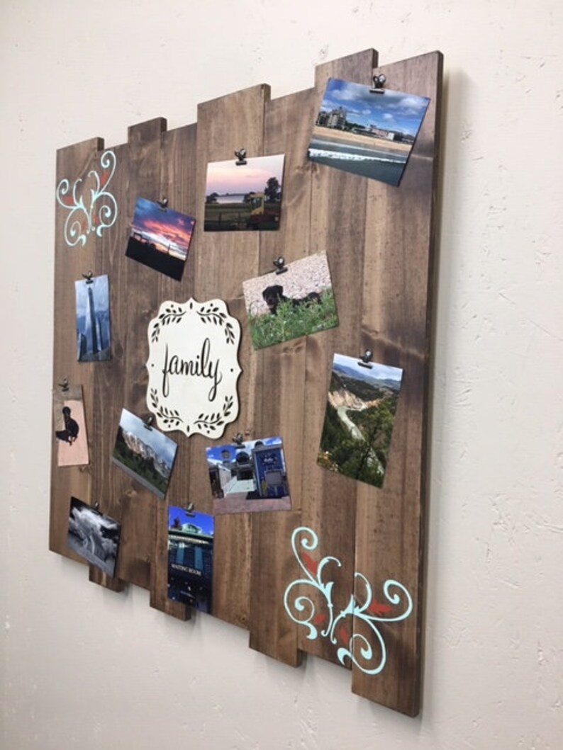 Picture Board Memory board photo board picture collage Etsy