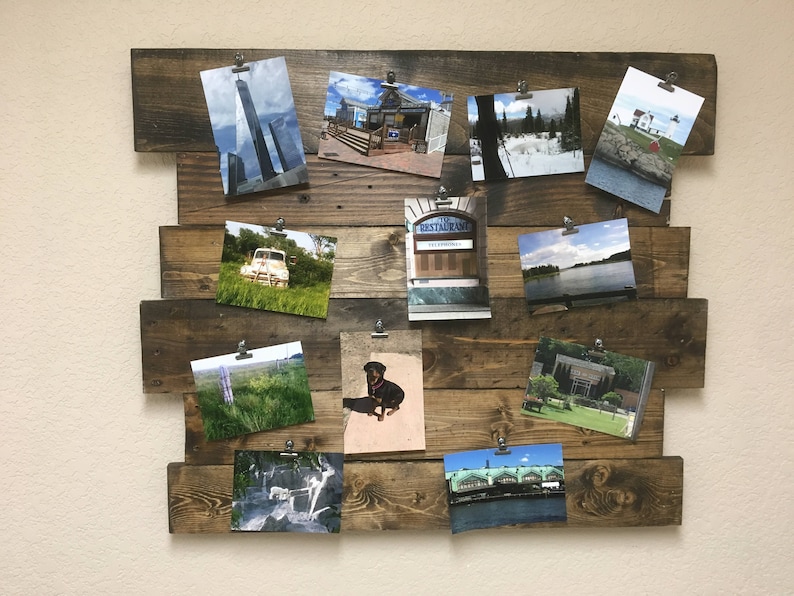 Photo Board Picture Board Photo Memory Board Memory Board Etsy