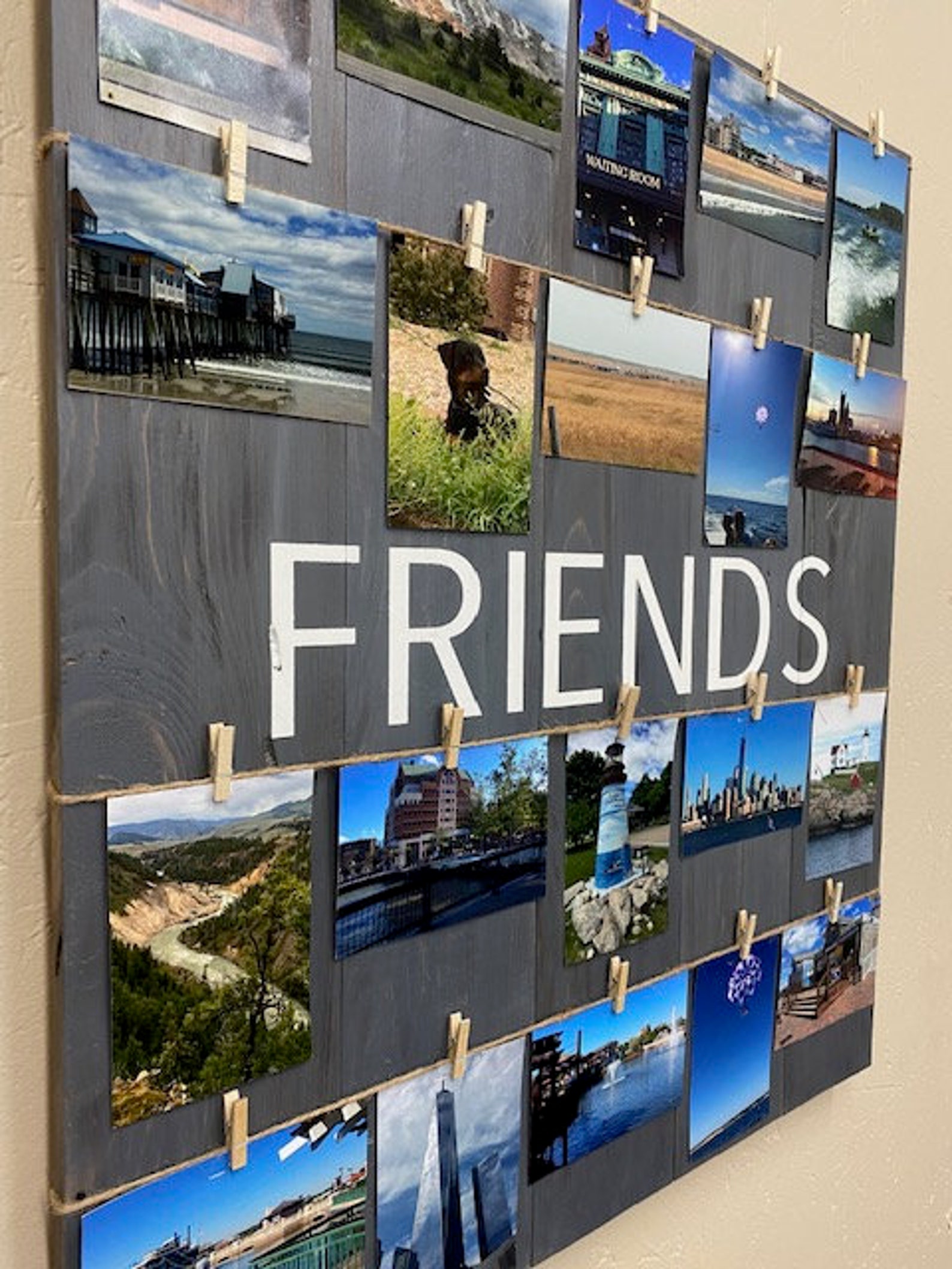 Photo display picture memory board photo memory board Etsy