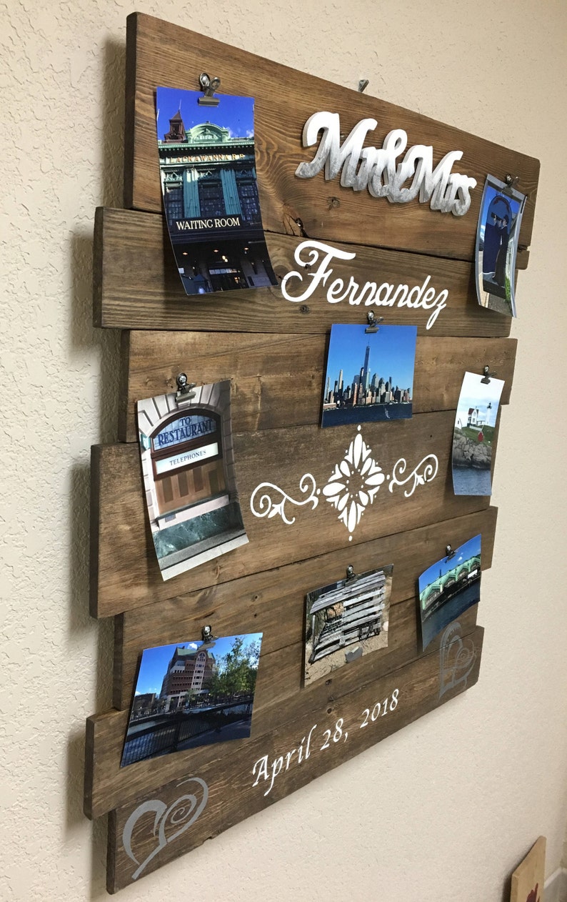 Picture board wedding picture board memory board wedding Etsy