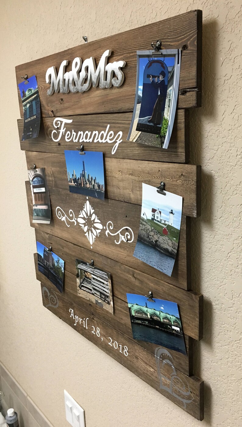 Picture board wedding picture board memory board wedding Etsy