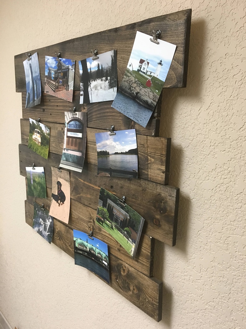 Photo Board Picture Board Photo Memory Board Memory Board Etsy