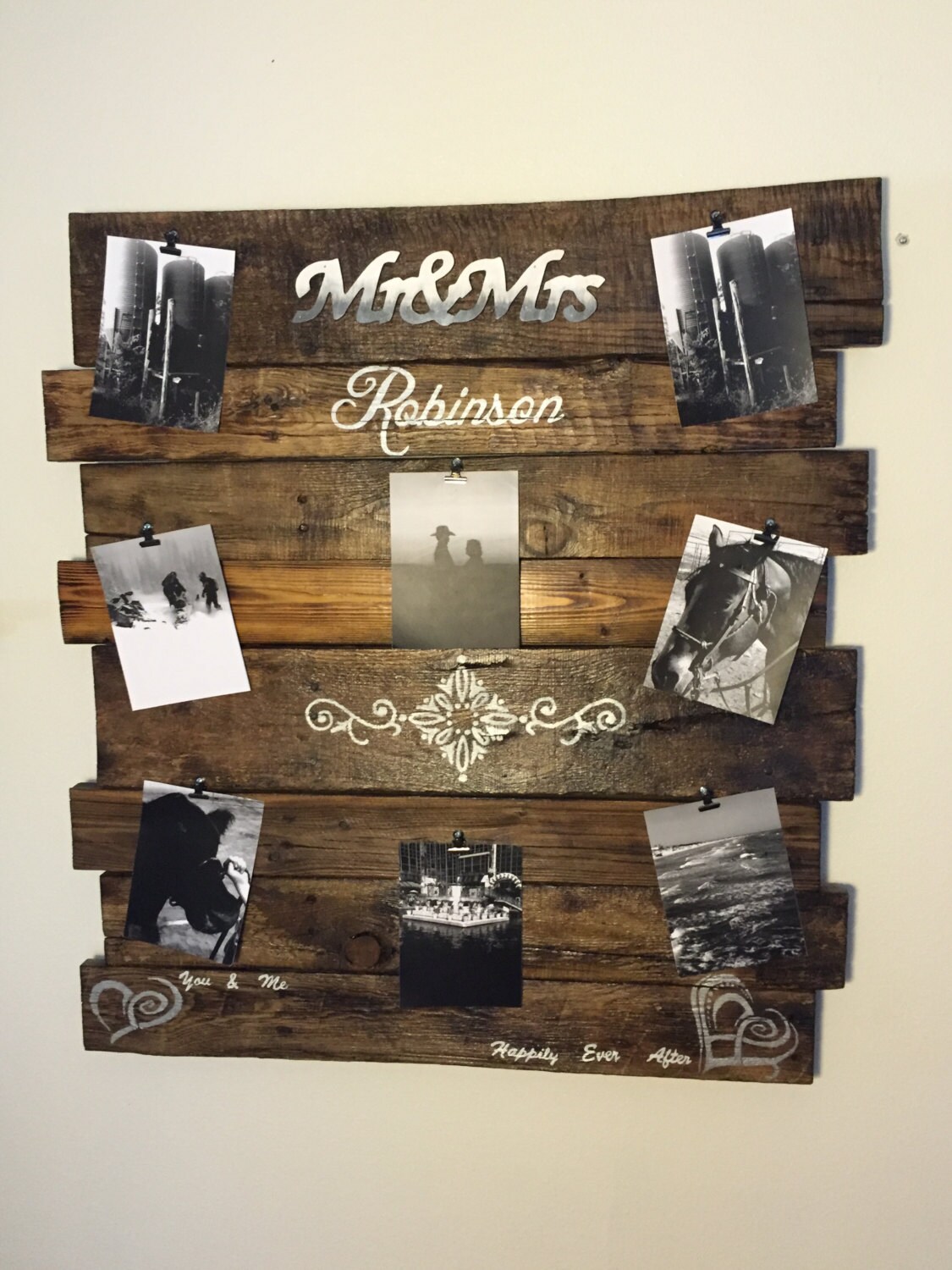 Picture board wedding picture board memory board picture Etsy