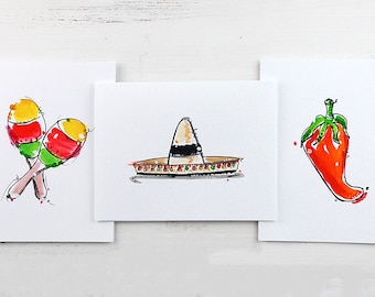 Fiesta Note Card Set