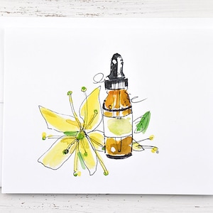 Get Well Card - Get Well - Essential Oil Card - Healing Card - Healing Vibes - Speedy Recovery - Ylang Ylang