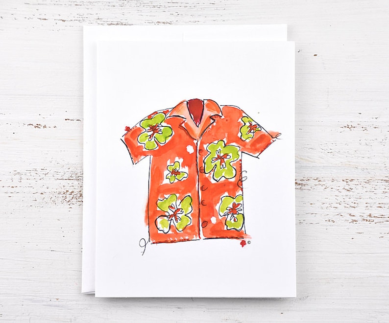 Hawaiian Party Invitation Hawaii Hawaiian Luau Hawaiian Shirt Party Invitation Hawaii Card