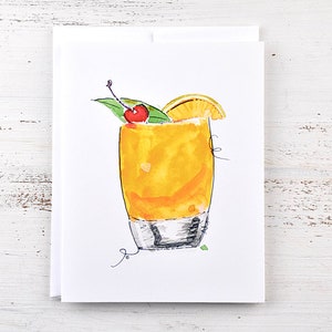 Cocktail Invite - Cocktail - Rum Punch - Tropical Party - Party Invite - Rum Punch