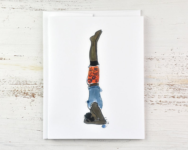 Yoga Dad Yoga Instructor Headstand Yoga Pose Yoga Gift Yogi Yoga Man Asana Yoga Yoga Teacher