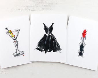 Ladies Night Note Card Set