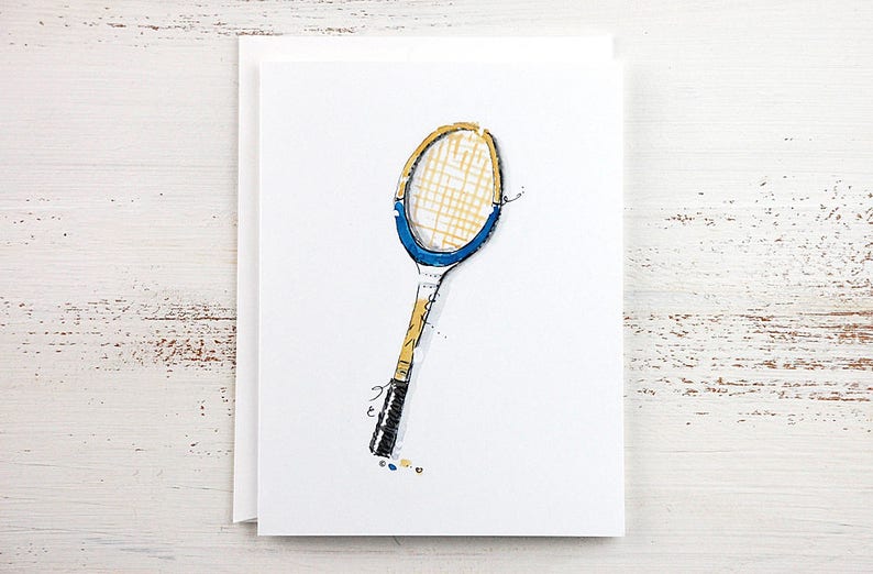 Tennis Cards Tennis Racquet Cards Tennis Lover Cards Cards for Tennis Lovers Bild 4