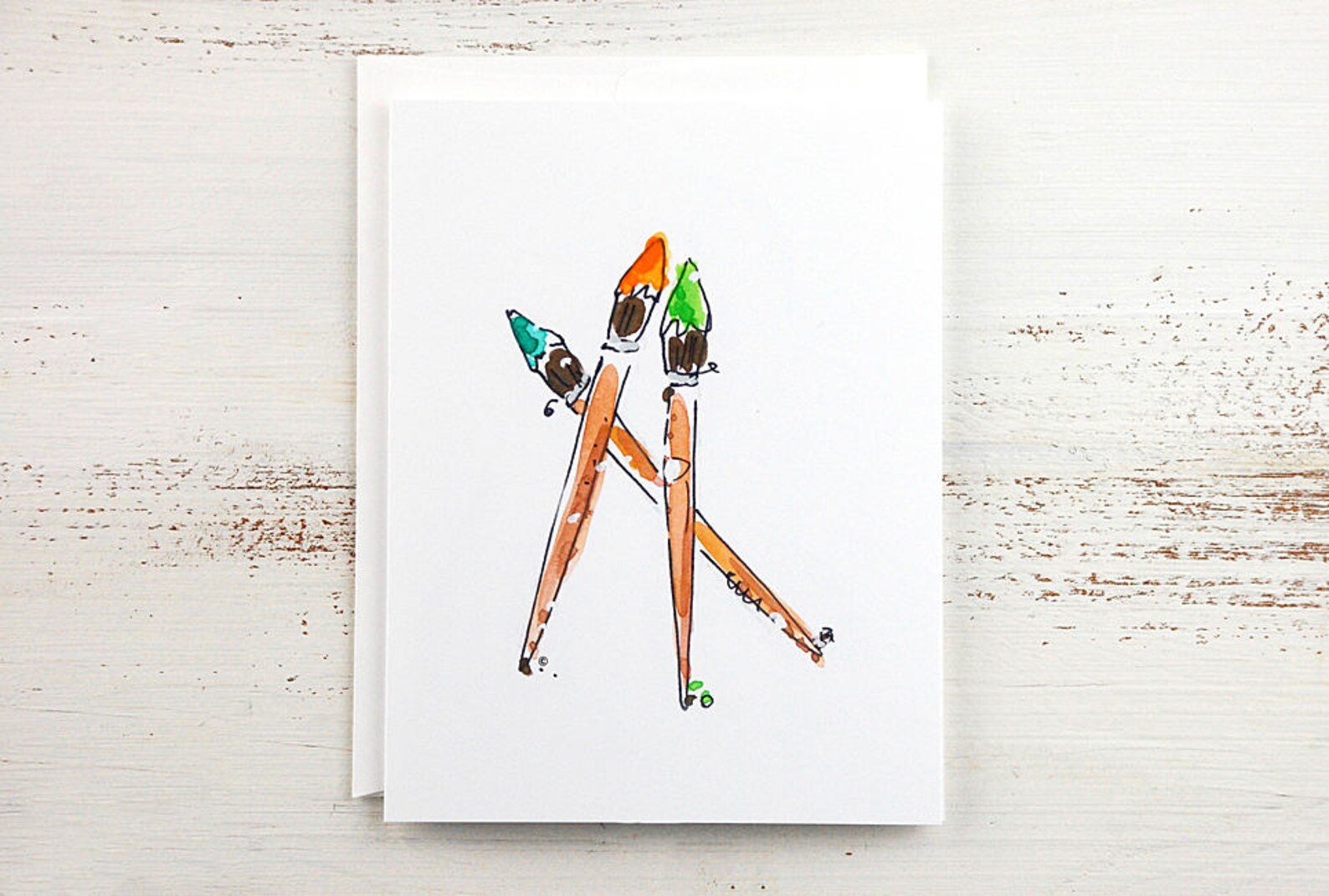 Artist Cards Art Cards Art Greeting Cards Cards for Etsy