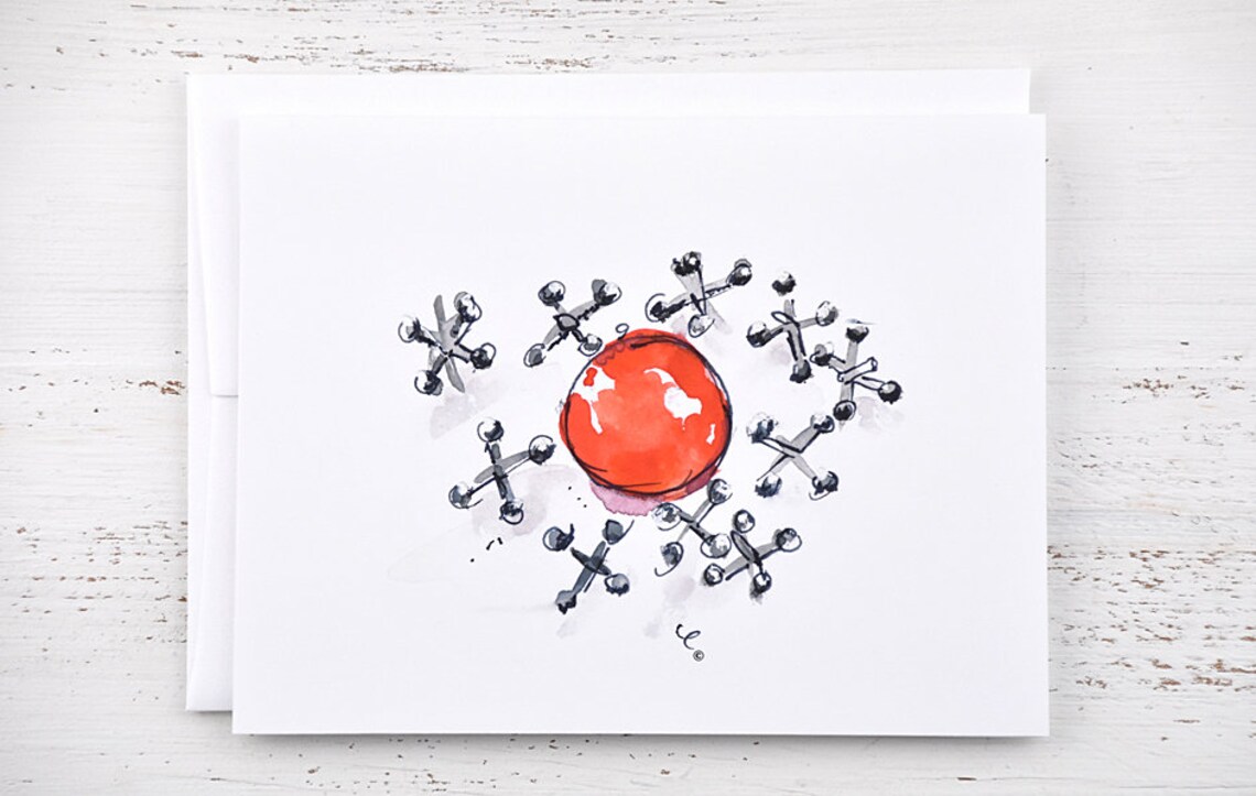 Kids Stationery Jacks Card Game of Jacks Toys Cards Kids Thank You