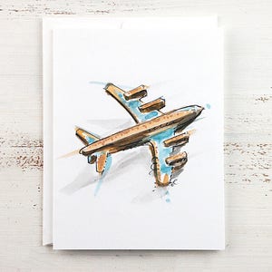 Toy Plane Note Card