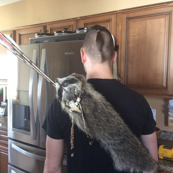 Raccoon Pelt Quiver