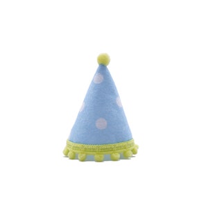Party Poppy Hat Baby Blue Poka-dots